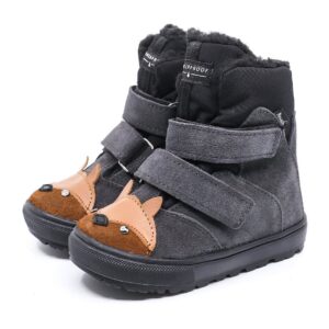 MRUGAŁA Trzewik Zimowy MALI FOX GREY 7151/3-83